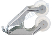 Friac 481235818055 Spannrolle Set: 2x Trockner Spannrolle + Halter geeignet für u.a. AWL220,TRA4321WS, AWZ865