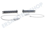 V-zug 00754869  Reparatursatz für Türscharnierfedern: 2 Federn, 2 Seilzüge geeignet für u.a. SMV69M50
