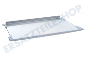 Ariston 285827, C00285827 143485, C00143485 Kühlschrank Glasplatte mit einem weißen Rand geeignet für u.a. 489x299x25 mm