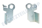Profilo 636308, 00636308 Kühlschrank Scharnierteil Tür, Set links und rechts, Metall geeignet für u.a. KD52VX00, KG57NX00
