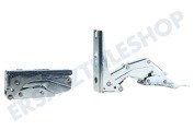 Tecnic 12004051 Gefrierschrank Scharnier Metall -  Set oben und unten geeignet für u.a. KUR15440, GU12L440