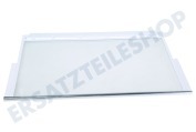 Blaupunkt 743196, 00743196 Kühlschrank Glasplatte mit Leiste geeignet für u.a. KIS77AD40, KIF41ED30, KIL82AD30H
