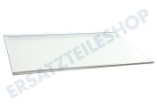 Solitaire 447339, 00447339 Gefrierschrank Glasplatte mit Leiste 470x302mm geeignet für u.a. KF24LA50, KFL24A50, KI18RA20