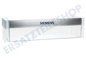 Siemens 743291, 00743291 Gefriertruhe Flaschenfach transparent geeignet für u.a. KI86NAD30, KI77SAD40