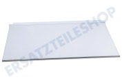 Pelgrim 481010747964 Gefrierschrank Glasplatte Oberes Einlegefach mit Leisten geeignet für u.a. KS32102AA01, KD62102AA01
