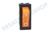 Dometic 292627520 Gefrierschrank Schalter beleuchtet, orange geeignet für u.a. RM4211, RM4401