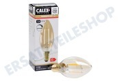 Calex  1101005200 LED Vollglas Filament Kerzenlampe 3,5 Watt, 250lm E14 geeignet für u.a. E14 B35 Dimmbar