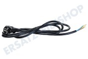 Universeel 7016801  Kabel Winkelstecker 3G, 2,5mm2 ,Schwarz, 2,5 Meter, geerdet geeignet für u.a. 3-poliges Kabel mit gegossenem Stecker