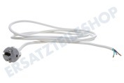 Universell 701623 Wäschetrockner Kabel Universal, geerdet, Stecker, 2,5m geeignet für u.a. VMVL 3 x 1,5 mm2