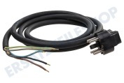 Easyfiks 801251V  Kabel Perilex 5x1,5mm2 schwarz 2m geeignet für u.a. Schwarz, mit angeformtem Winkelstecker mit Zugentlastung