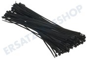 Universell 006662  Kabelbinder 3,6x200mm schwarz geeignet für u.a. Kabelbinder