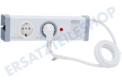 Q-Link 5450259 Kondenstrockner Sicherung Kombischalter 3500 Watt, 16A, 230 Volt geeignet für u.a. Gleichzeitiges Waschen/Trocknen