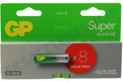 LR06 AA-Batterie GP Super Alkaline Multipack 1,5 Volt, 8 Stück