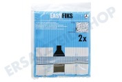Easyfiks EasyfiksHI125UPN25CA Abzugshauben Filter Abzugshaube flach geeignet für u.a. 570x470mm