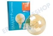 Ledvance 4058075208599  Smart+ Filament Gold Globelampe E27 Dimmbar geeignet für u.a. E27 5,5 Watt, 600 lm 2500K