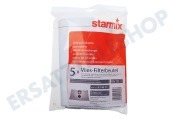 Starmix 434827 Staubsauger Staubsaugerbeutel AS + GS-Systeme 20 Liter Micro Fleece geeignet für u.a. FBV20
