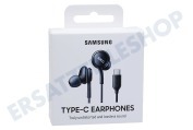 Samsung SAM-10321-PK  EO-IC100BBEGEU Samsung In-Ear-Headset Typ C Schwarz geeignet für u.a. Kopfhörer, Fernbedienung
