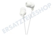 JVC HAFX10WEF  HA-FX10-W-E In-Ear-Kopfhörer Weiß geeignet für u.a. Weiß 1,2 Meter Kabel