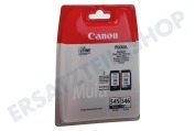 Canon CANBP545P  Druckerpatrone PG 545 Schwarz + CL 546 Farbe geeignet für u.a. Pixma MG2450, MG2550