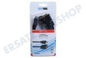 Easyfiks  HDMI-Kabel, HDMI-Stecker - DVI-D-Stecker, 1,5 m geeignet für u.a. 1,5 Meter