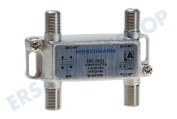 Hirschmann 695020480 DFC 0631  Verteiler CATV 3-Way Splitter 5-1218 MHz geeignet für u.a. DFC 0631, F-Stecker