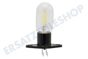Bosch 10011653  Lampe 25W 240V Mikrowellengerätelampe mit Befestigungssockel geeignet für u.a. Mikrowelle EM 211100