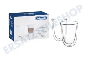 Simac 5513284171 DBWALLLATTE  Tassen Doppelwandige Thermogläser geeignet für u.a. Set, 2 Latte Macchiatogläser