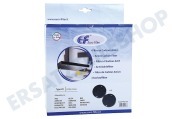 Eurofilter 484000008572 Abzugshaube Filter Kohlefilter geeignet für u.a. Modell 29