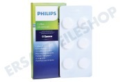 Philips Kaffeemaschine CA6704/10 Tabletten zur Entfernung von Kaffeeölen geeignet für u.a. Philips und Senseo Apparate