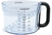 Kenwood AS00005349 Küchenapparat Rührschüssel mit Griff geeignet für u.a. AT647,  KAH647PL