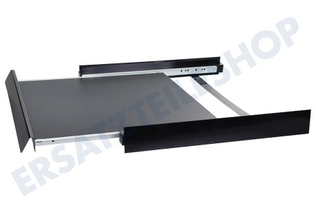 Universell Combiborder Aluminium mit Arbeitsplatte, Schwarz