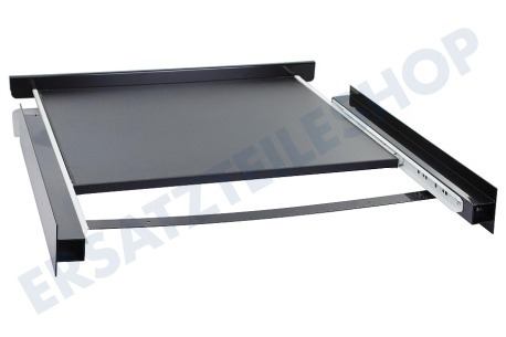 Universell Combiborder Aluminium mit Arbeitsplatte, Schwarz