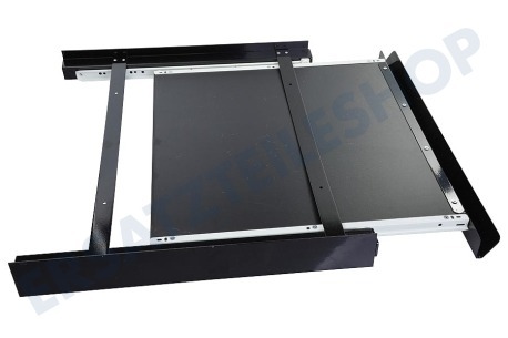 Universell Combiborder Aluminium mit Arbeitsplatte, Schwarz