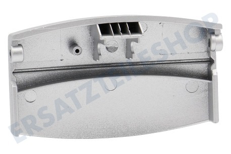Alternative Waschmaschine Türgriff Breit, 10 cm, metallisch grauer Kunststoffgriff