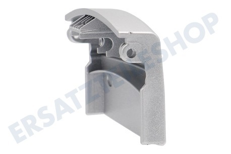 Alternative Waschmaschine Türgriff Breit, 10 cm, metallisch grauer Kunststoffgriff