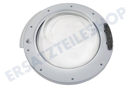 Bosch Waschmaschine 704286, 00704286 Fülltür komplette Tür, Weiß/Silber