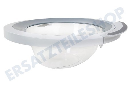 Bosch Waschmaschine 704286, 00704286 Fülltür komplette Tür, Weiß/Silber