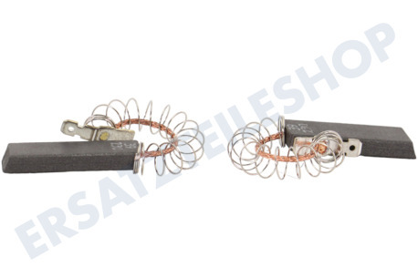 Sharp Waschmaschine 154740, 00154740 Kohlebürste Set, 12 x 5 mit Feder/Klammer