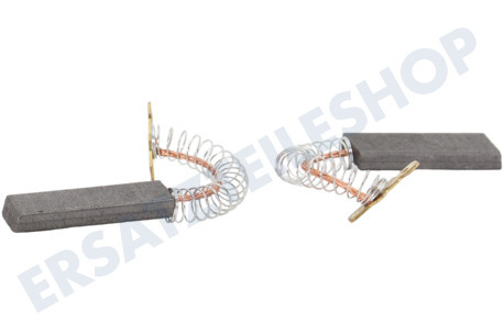 Gaggenau Waschmaschine 00154740 Kohlebürste Set, 12 x 5 mit Feder / Klammer