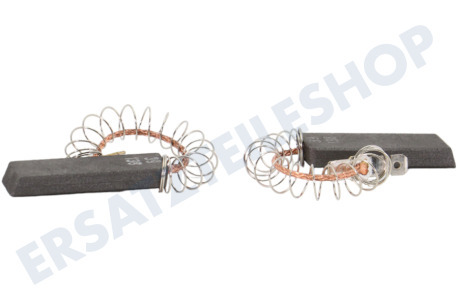 Tecnik Waschmaschine 00154740 Kohlebürste Set, 12 x 5 mit Feder/Klammer