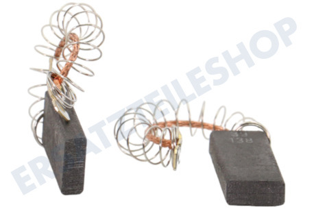 Tecnik Waschmaschine 00154740 Kohlebürste Set, 12 x 5 mit Feder/Klammer