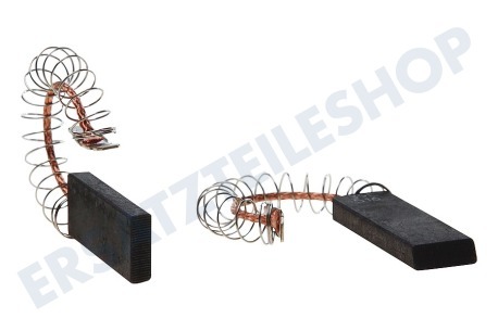 Novamatic Waschmaschine 616505, 00616505 Kohlebürste Set, 43 mm x 13 x 5 mm mit Feder und Klammer