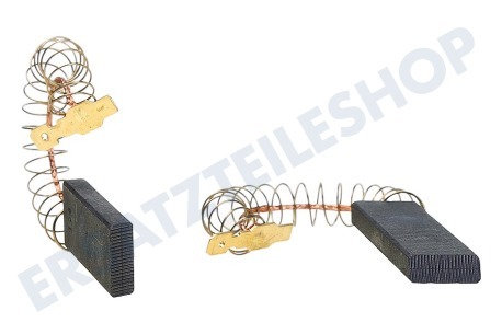 Constructa Waschmaschine 00616505 Kohlebürste Set, 43 mm X 13 x 5 mm mit Feder/Klammer