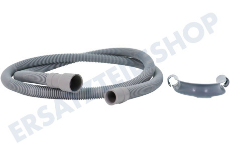 Bauknecht Waschmaschine TVS229 Ablaufschlauch Ablaufschlauch 2 Meter, 2x gerader Anschluss, 22mm