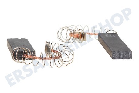 Whirlpool Waschmaschine Kohlebürste Set 12x5 Feder/Klemme