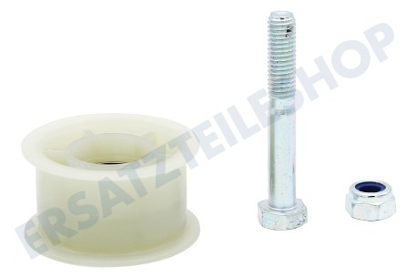 Bauknecht Trockner Spannrolle mit Befestigungsmaterial