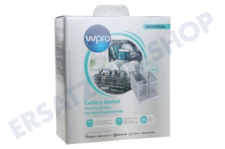WPRO Spülmaschine DWB304 Universal Besteckkorb 2 in 1