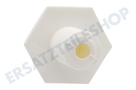 Bauknecht Kühlschrank 53419, C00053419 Gerätefuß Weiß 17.7x40