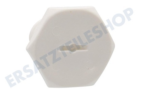 Bauknecht Kühlschrank 53419, C00053419 Gerätefuß Weiß 17.7x40
