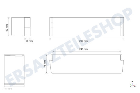 Gorenje Kühlschrank Türfach